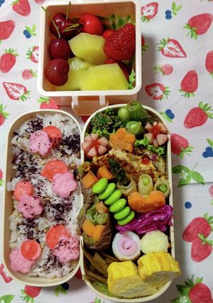 お弁当♪女子中学生♡肉巻き-レシピのメイン写真