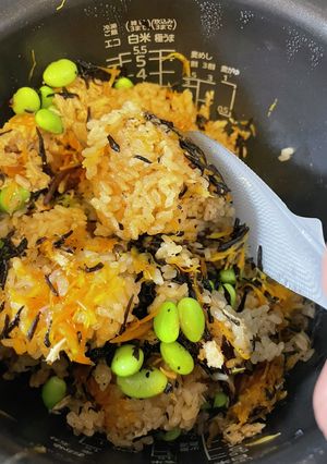 幼児食★ひじきと枝豆ご飯-レシピのメイン写真