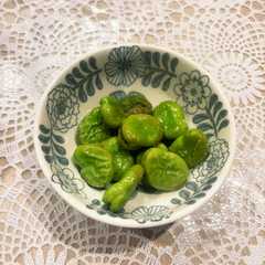 รูปของ 簡単！そら豆のにんにく炒め