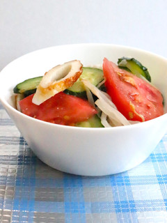 美味★塩麹と赤梅酢で野菜とちくわの酢の物-レシピのメイン写真