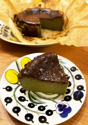 抹茶バスクチーズケーキ 5号-レシピのメイン写真