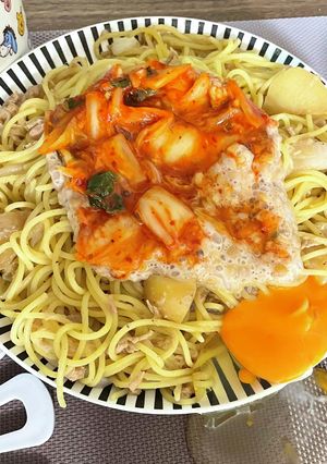 じっくり見ないで!和風パスタ♪5/17-レシピのメイン写真