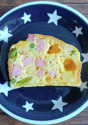 春〜初夏のケークサレ☆アスパラ＆ベーコン-レシピのメイン写真