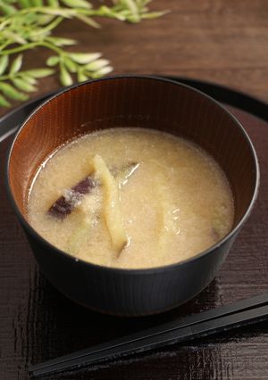簡単！ナスのみぞれ汁　ゴマ風味-レシピのメイン写真