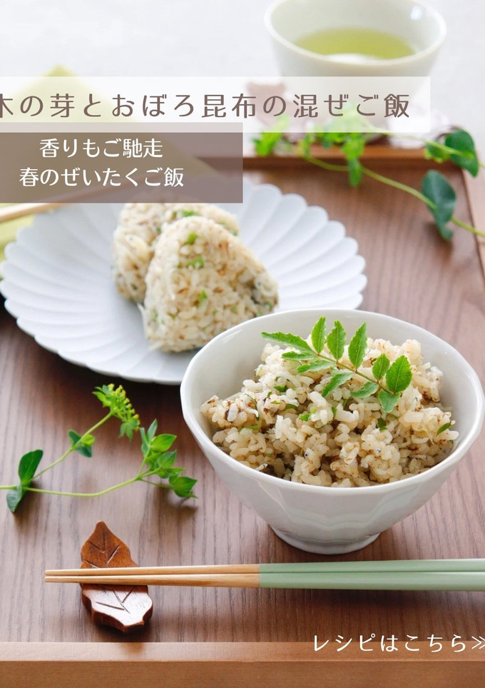 木の芽とおぼろ昆布の混ぜご飯-レシピのメイン写真