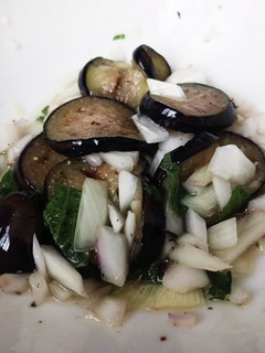 焼きナスと玉葱(と大葉)のマリネ-レシピのメイン写真