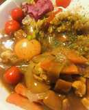 レトルトカレー●チキン＆野菜＋たまご