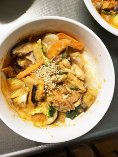 肉無チクワさっぱり洋風親子丼味野菜炒め-レシピのメイン写真