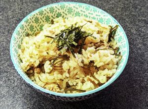 準備は5分！鯖缶と塩こんぶで炊き込みご飯-レシピのメイン写真