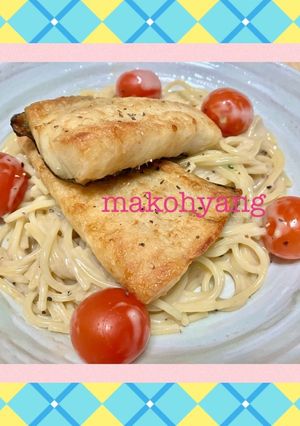 魚グリルヒラメ＆濃厚クリームパスタ☆簡単-レシピのメイン写真