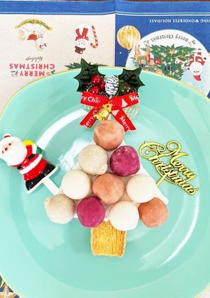 アイスの実で作るクリスマスツリーケーキ-レシピのメイン写真