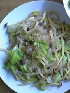 春キャベツで焼きうどん-レシピのメイン写真