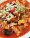ラタトゥイユ風トマト缶煮込み