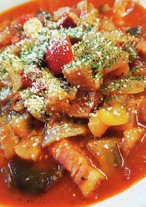 ラタトゥイユ風トマト缶煮込み-レシピのメイン写真