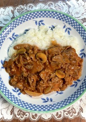 ルー要らず！洋食屋のハヤシライス-レシピのメイン写真