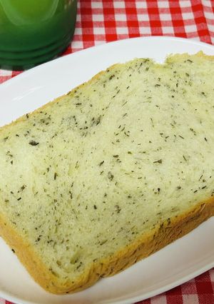 出がらし茶葉使用★HBしっとり緑茶食パン-レシピのメイン写真