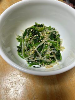 ほうれん草ともやしのナムル おゆみ風-レシピのメイン写真