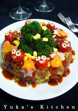 森のきのこのごちそうミートローフ-レシピのメイン写真
