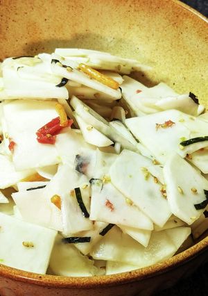 5分で完成！かぶとお茶漬けの素サラダ-レシピのメイン写真