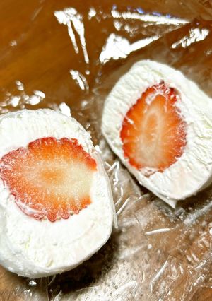 ひんやりフンワリいちご大福-レシピのメイン写真