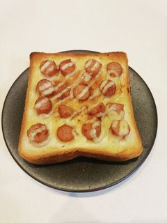 てりやき風ウインナーマヨトースト-レシピのメイン写真