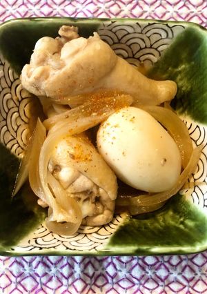 市販のタレをダブル使いで！鶏手羽のお酢煮-レシピのメイン写真