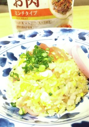 大豆ミートde優しいチャーハン-レシピのメイン写真