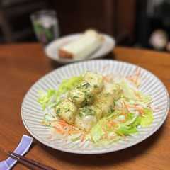 รูปของ 豆腐のジェノベーゼ風ステーキ