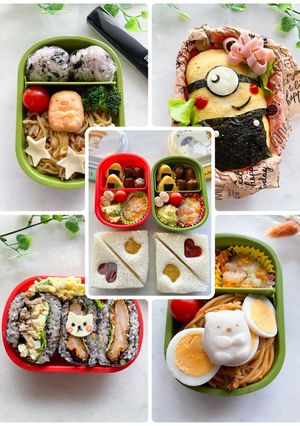 子ども弁当(1週間)-レシピのメイン写真