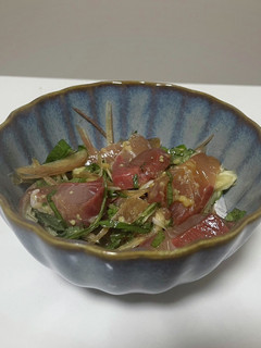 【魚】【アテ】ブリの薬味和え-レシピのメイン写真