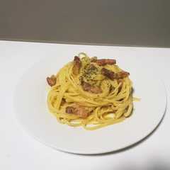 【洋】【パスタ】カルボナーラ-レシピのメイン写真