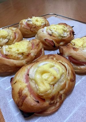 基本のパン生地　〜ハムマヨパン〜-レシピのメイン写真