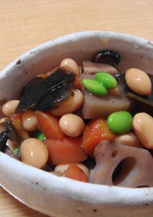 常備菜☆五目豆煮(薄味仕立て☆)-レシピのメイン写真