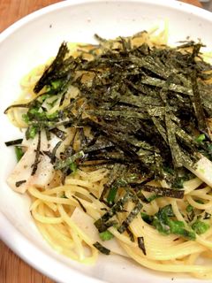 市販の素から 充実たらこスパゲッティ-レシピのメイン写真