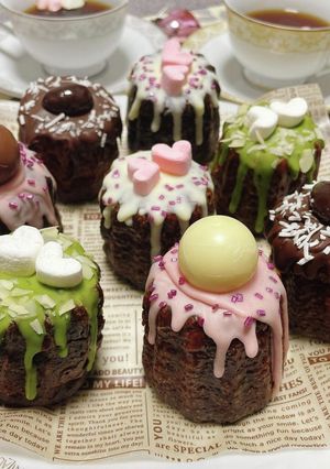 本格的カヌレ(チョコデコレーション編)-レシピのメイン写真