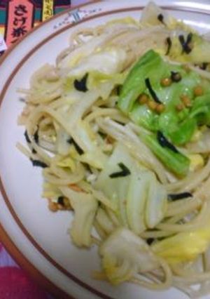 お茶漬けで☆パスタ-レシピのメイン写真