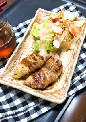 新玉ねぎの豚バラ巻き-レシピのメイン写真