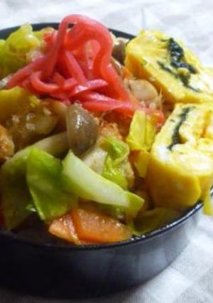 春キャベツたぁ~ぷり鳥丼弁当-レシピのメイン写真
