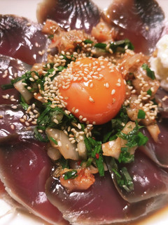 ユッケ風カツオ刺し身のカルパッチョ-レシピのメイン写真