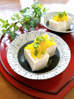 簡単・節約!たくあん冷奴-レシピのメイン写真