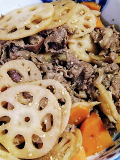 レンコンと牛肉のきんぴら炒め-レシピのメイン写真