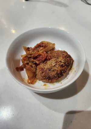 トマトカレー煮込みハンバーグ-レシピのメイン写真