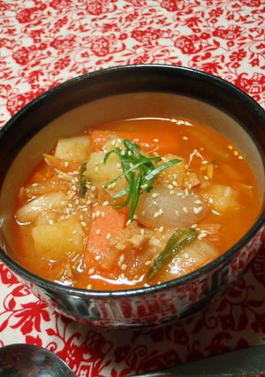 ☆ツナ缶で簡単キムチチゲ☆-レシピのメイン写真