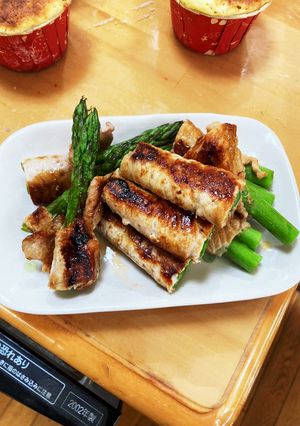お弁当にも！アスパラの味噌肉巻き-レシピのメイン写真