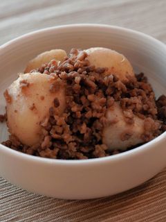 里芋とひき肉の煮物-レシピのメイン写真