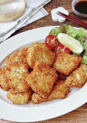 ☆簡単☆鶏むね肉のマヨチーズパン粉揚げ-レシピのメイン写真