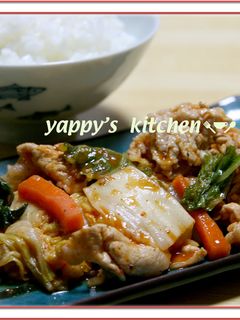 簡単!炒めるだけ! 豚キムチ ^◎◎^-レシピのメイン写真