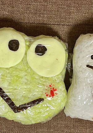 キャラクターおにぎり　けろけろけろっぴ-レシピのメイン写真