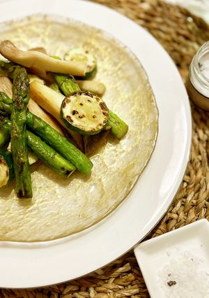 旬野菜のグリルをトリュフ塩で-レシピのメイン写真