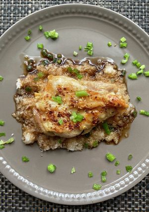 鶏もも肉の山椒油焼き　おろしポン酢-レシピのメイン写真